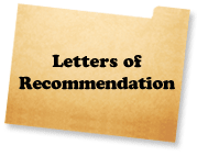 Letters of recommendation