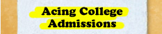 acing college admissions